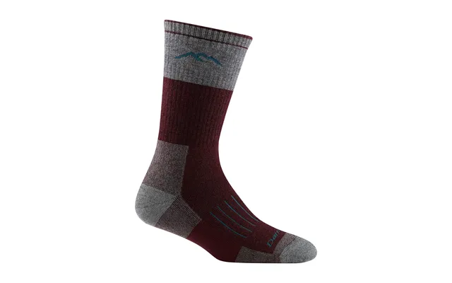 Ladies Boot Heavyweight Hunting Merino Wool Cushioned Socks By Darn Tough Size L Colour Burgundy product image