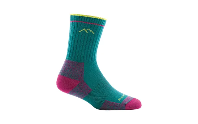 Ladies Coolmax Hiker Micro Crew Midweight Seamless Hiking Socks By Darn Tough Size L Colour Teal product image