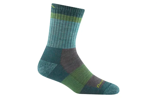 Ladies Crew Merino Wool Lightweight Hiking Socks By Darn Tough Size L Colour Aqua product image