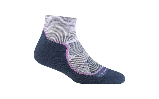 Ladies Merino Wool Lightweight Ankle Hiking Socks By Darn Tough Size L Colour Cosmic Purple product image