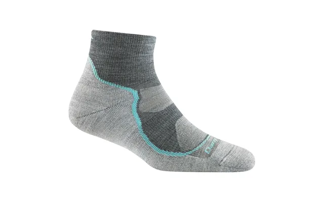 Ladies Merino Wool Lightweight Ankle Hiking Socks By Darn Tough Size L Colour Slate product image