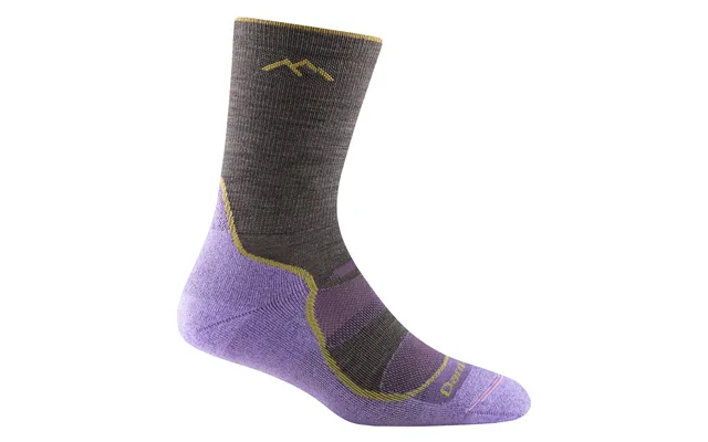 Ladies Micro Crew Lightweight Hiking Merino Socks By Darn Tough Size L Colour Taupe product image