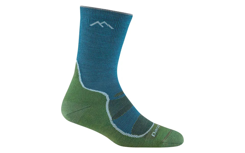Ladies Micro Crew Lightweight Hiking Merino Socks By Darn Tough Size M Colour Cascade