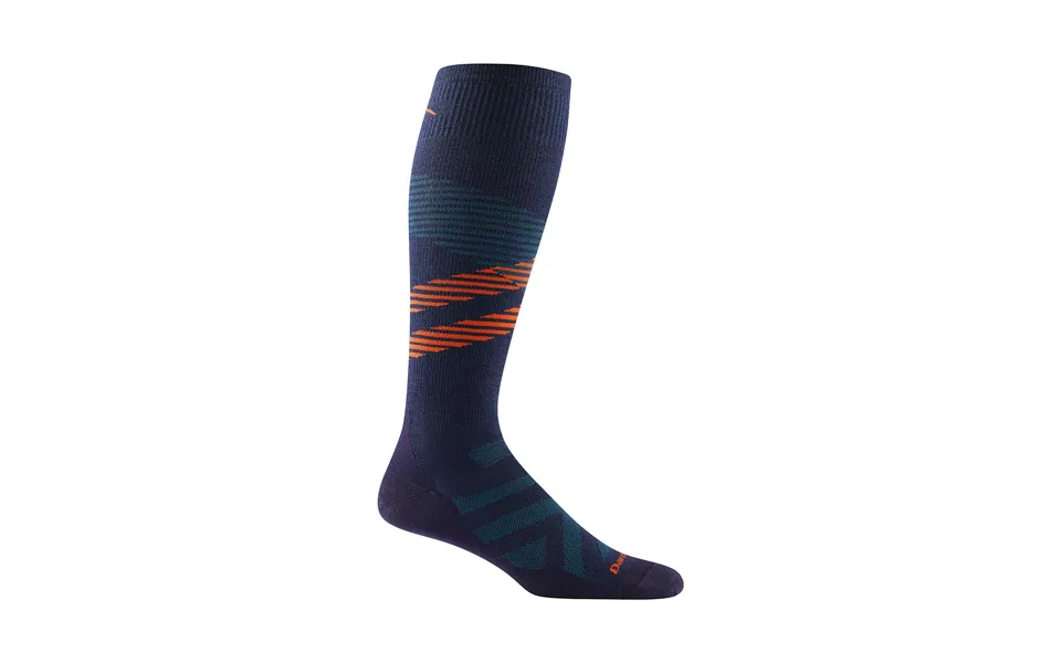 Mens Knee High Merino Wool Ultra-lightweight Ski Snowboard Socks By Darn Tough Size L Colour Eclipse