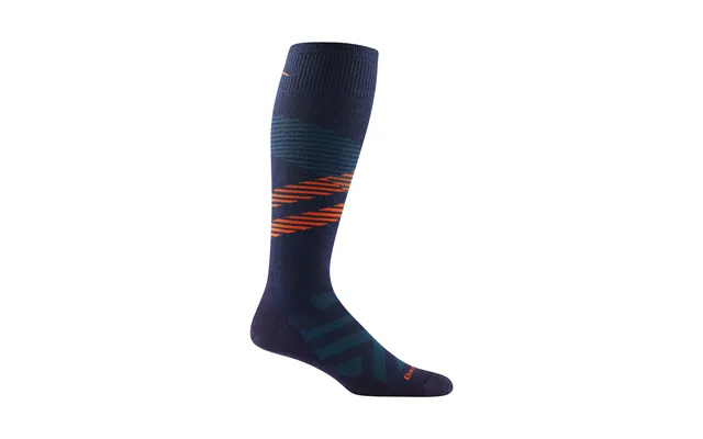 Mens Knee High Merino Wool Ultra-lightweight Ski Snowboard Socks By Darn Tough Size M Colour Eclipse