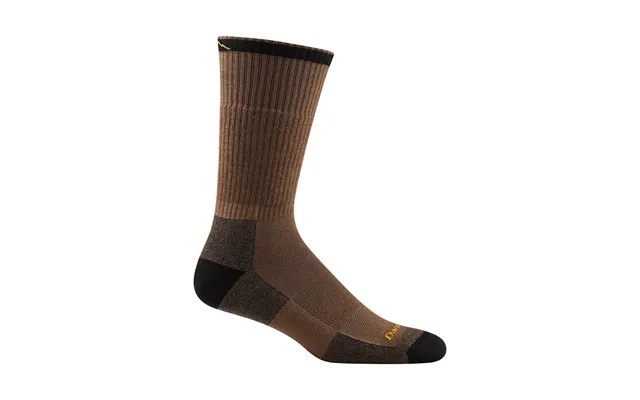 Mens Merino Wool Boot Midweight Rib-knit Durable Work Socks By Darn Tough Size L Colour Timber
