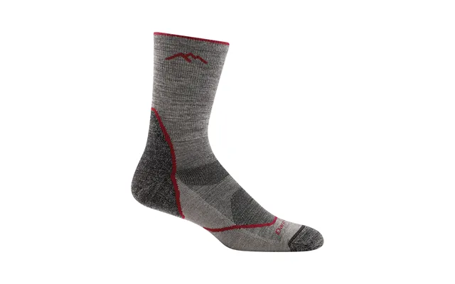 Mens Merino Wool Crew Lightweight Anti Blister Hiking Socks By Darn Tough Size L Colour Taupe product image
