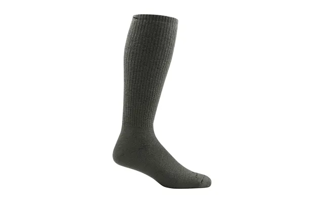 Mens Merino Wool Knee High Heavyweight Tactical Boot Socks With Full Cushion By Darn Tough Size L Colour Foliage Green product image