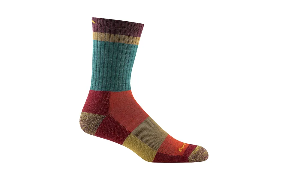 Mens Merino Wool Micro Crew Lightweight Seamless Hiking Socks By Darn Tough Size M Colour Teal