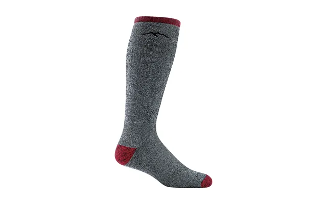 Mens Merino Wool Mountaineering Knee High Heavyweight Seamless Hiking Socks By Darn Tough Size L Colour Smoke