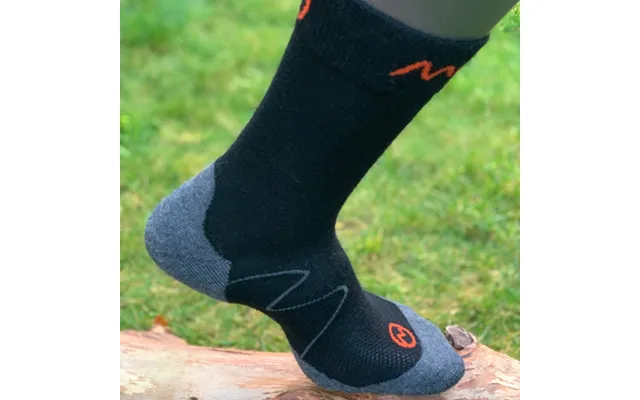 Merino Crew Socks By Moggans Size Large Colour Black product image