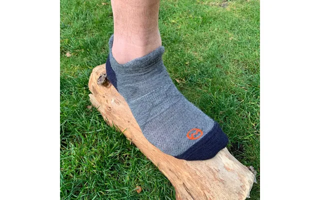 Merino No Show Socks - Set Of 2 By Moggans Size Small Colour Grey product image