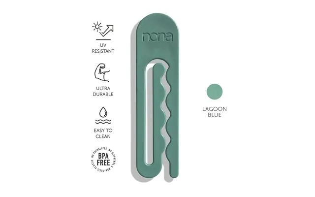 Ocean Plastic Clothes Pegs By Made By Nona Size 36 Pack Colour Lagoon Blue product image