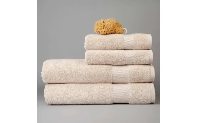 Organic Cotton Towels - Maxi Set Of Four By Dip & Doze Colour Flax