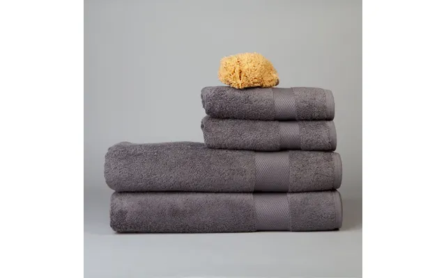 Organic Cotton Towels - Mini Set Of Four By Dip & Doze Colour Slate