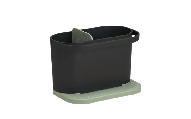 Recycled Kitchen Sink Tidy By Reborn Colour Sage Green & Charcoal Grey