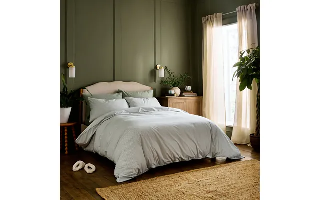 The Striped Bedding Set - Various Colours By Dip & Doze Size Super King Colour Sage Stripe