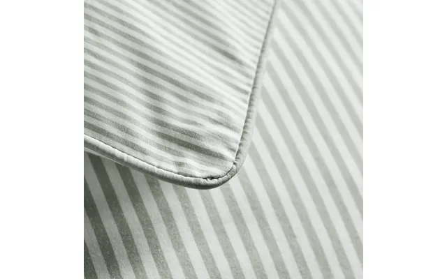 The Striped Duvet Cover By Dip & Doze Size Double Colour Sage Stripe