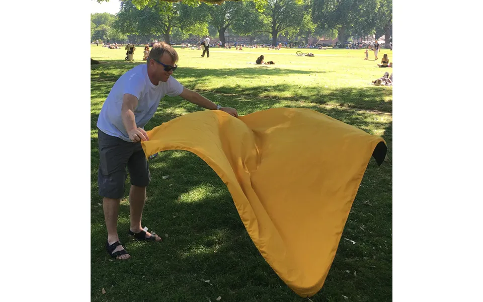 Waterproof Block Colours Picnic Blanket - Family Size By Pacmat Colour Midnight