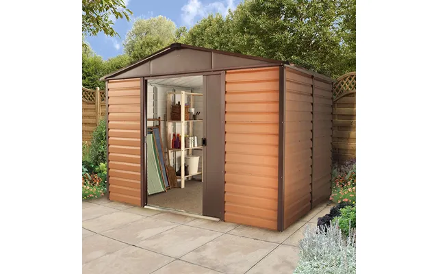 10' X 12'4 Yardmaster Balmoral Metal Shed 3.03m X 3.78m