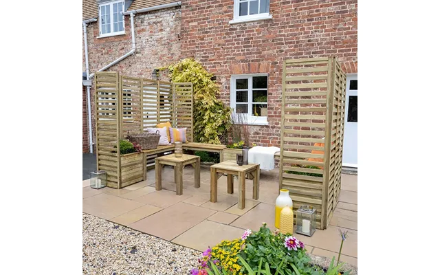 11'8 X 6'9 Forest Modular Wooden Garden Seating Set Number 5 3 product image