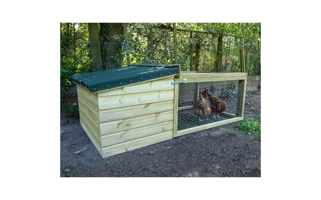 6'6 X 3'5 Forest Hedgerow Wooden Chicken Coop With 4ft Run 1 product image