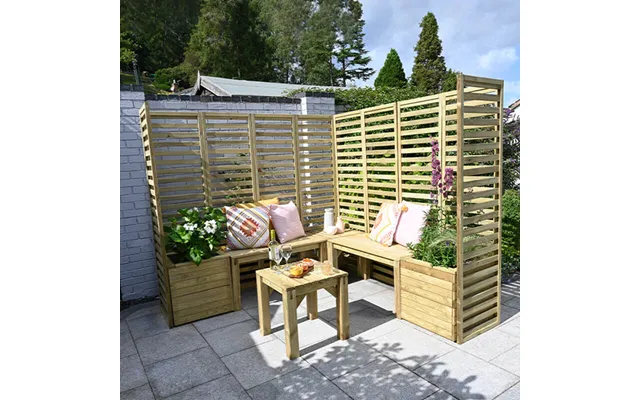 6'9 X 6'9 Forest Modular Wooden Garden Seating Set Number 3 2 product image