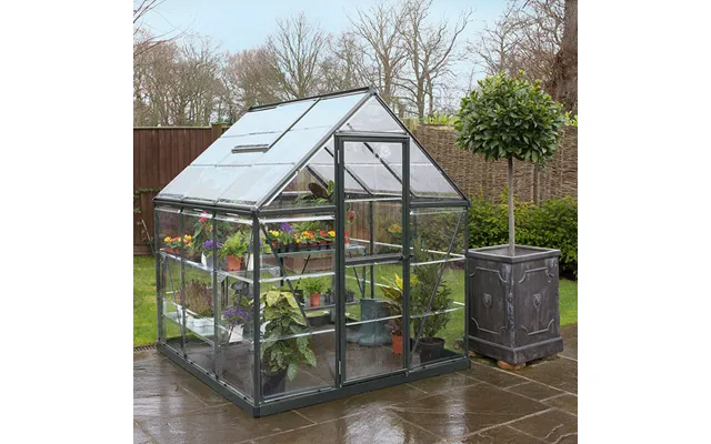 6â X 6â Palram Canopia Harmony Grey Polycarbonate Greenhouse 1