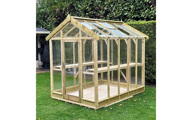 8'3 X 9'4 Coppice Ashdown Apex Wooden Greenhouse 2.52m X 2.85m