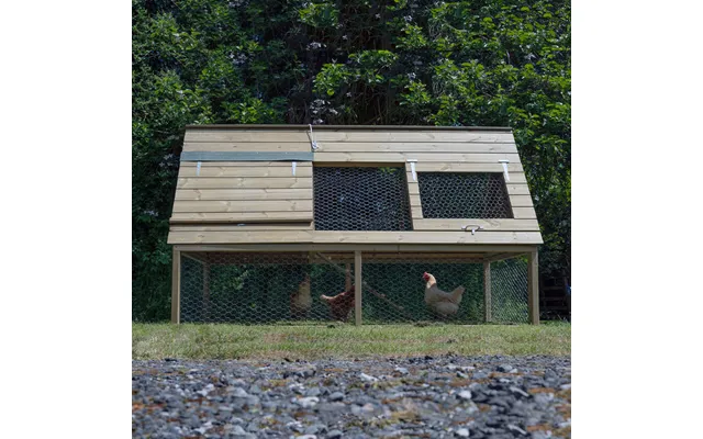 8'6 X 4'8 Forest Hedgerow Wooden Raised Large Chicken Coop 2 product image