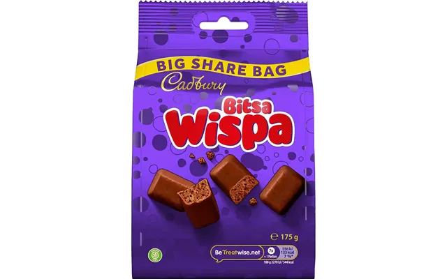 Bitsa Wispa Chocolate Share Bag 175g