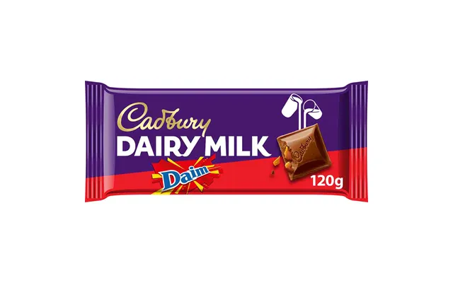 Cadbury Dairy Milk With Daim Chocolate Bar 120g