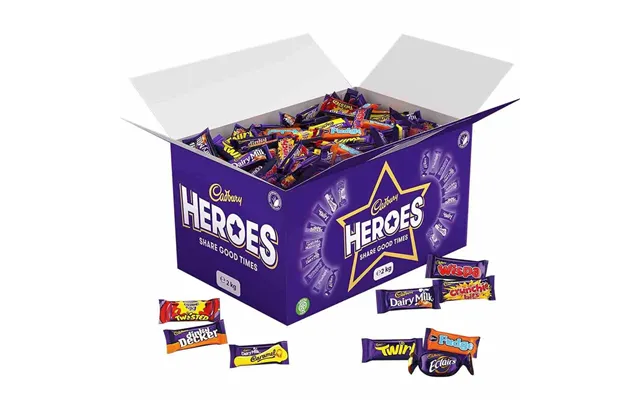 Cadbury Heroes Chocolates Bulk Share Box 2kg
