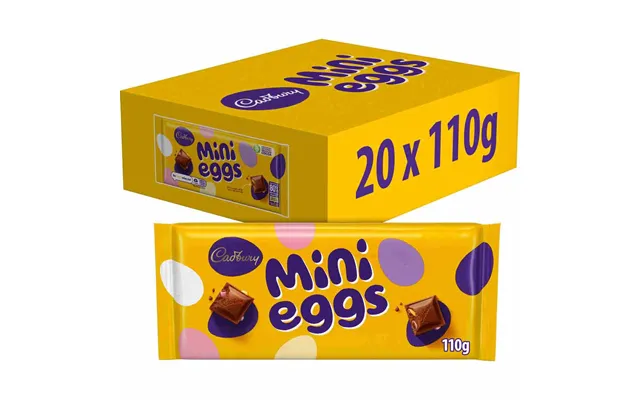 Cadbury Mini Eggs Chocolate Bar 110g Box Of 20