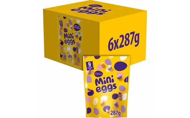 Cadbury Mini Eggs Pouch 287g Box Of 6