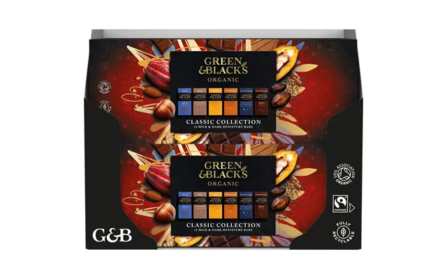 Green & Black's Classic Miniatures Chocolate Bar Collection 180g Box