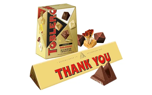Thank You Toblerone Bar & Truffles Chocolate Bundle
