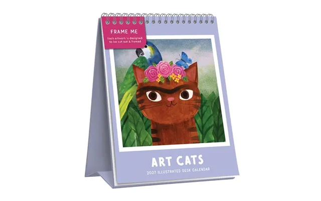 Art Cats Easel Desk Calendar 2027