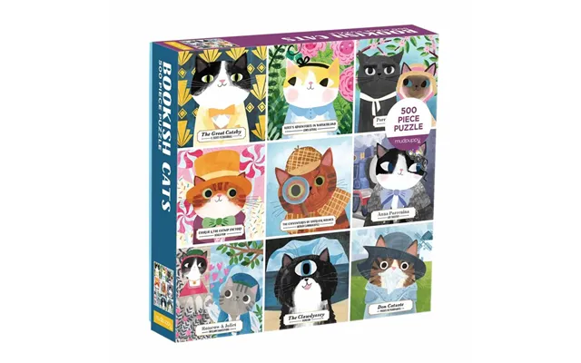 Galison - Bookish Cats Jigsaw