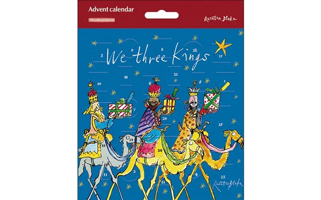 Quentin Blake - We Three Kings Mini Advent Card