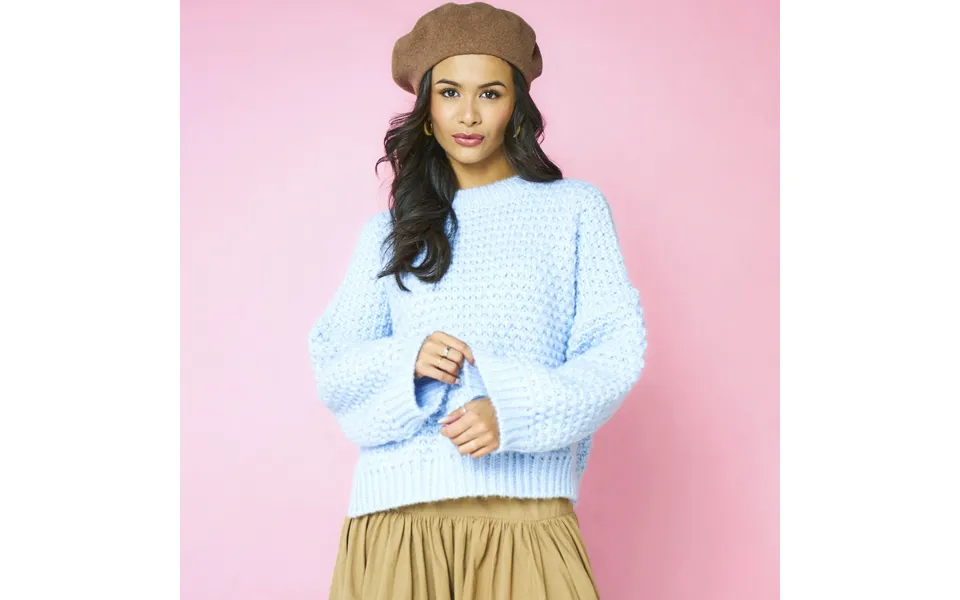 Darwin Oversized Chunky Knit Jumper Blue - Xs Blue
