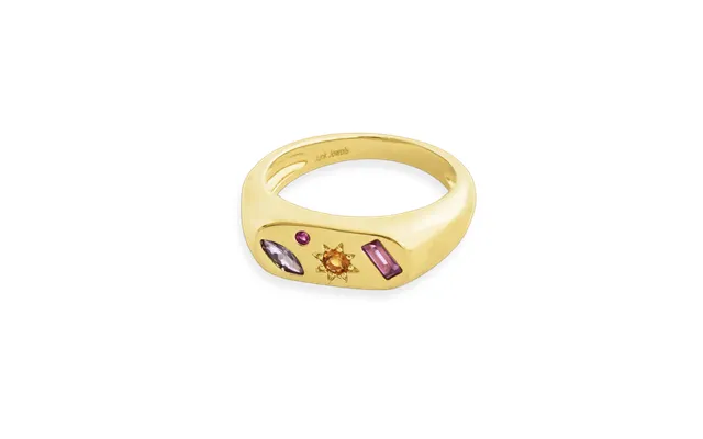 Kaleidoscope Gemstone Ring - Gold Extra Small