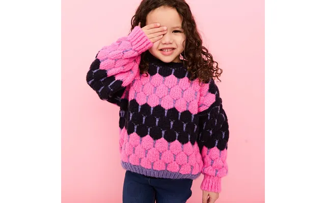 Marissa Mini Me Bubble Stitch Stripe Kids Jumper - 2-3