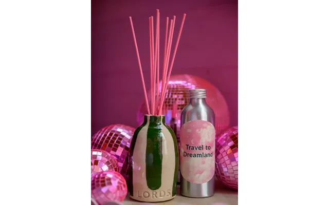 Stripe Ceramic Reed Diffuser Set - Travel To Dreamland