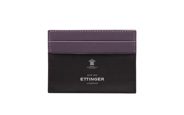Ettinger Flat Credit Card Case - Sterling