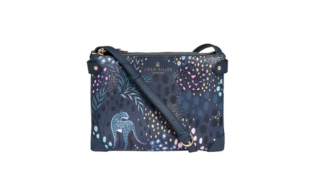 Sara Miller Zip Crossbody Bag - Leopard