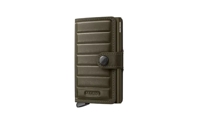 Secrid Mini Wallet- Emboss Lines Cedar - Cedar