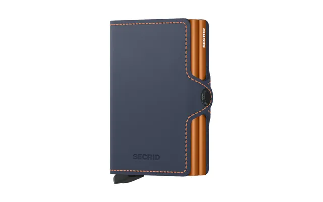 Secrid Twin Wallet - Matte Wallets Night Blue & Orange