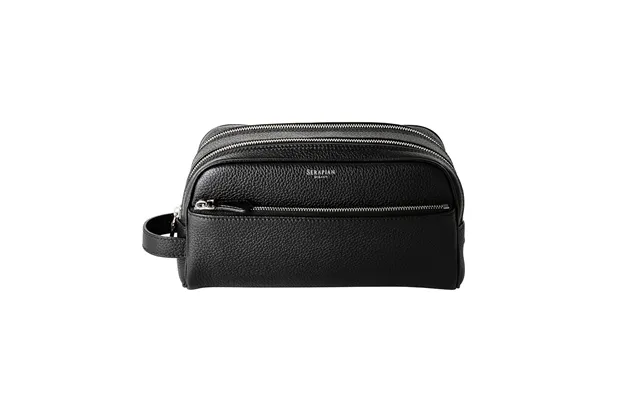 Serapian Double Zip Toiletry Bag - Cachemire