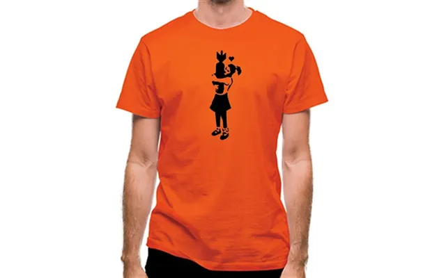 Banksy Girl With Bomb Classic Fit.